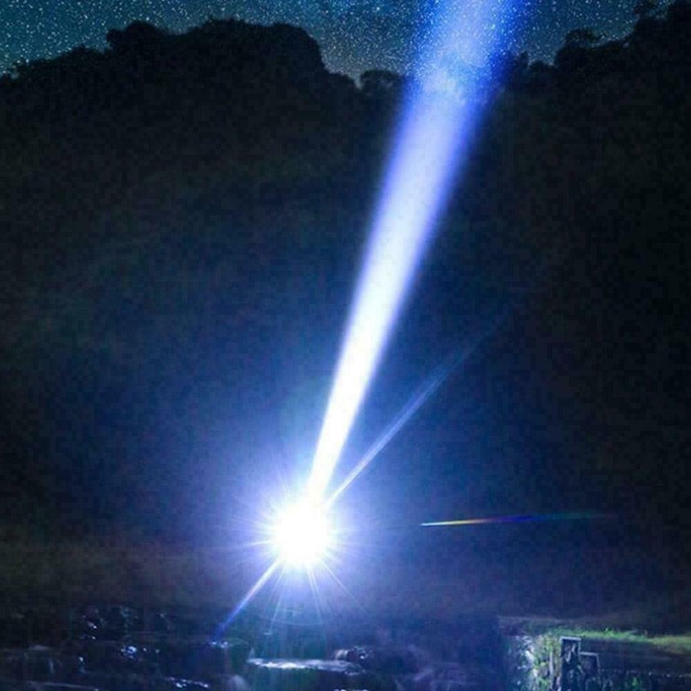 Super Bright 12000000LM Torch 8 LED Flashlight USB Rechargeable Tactical lights