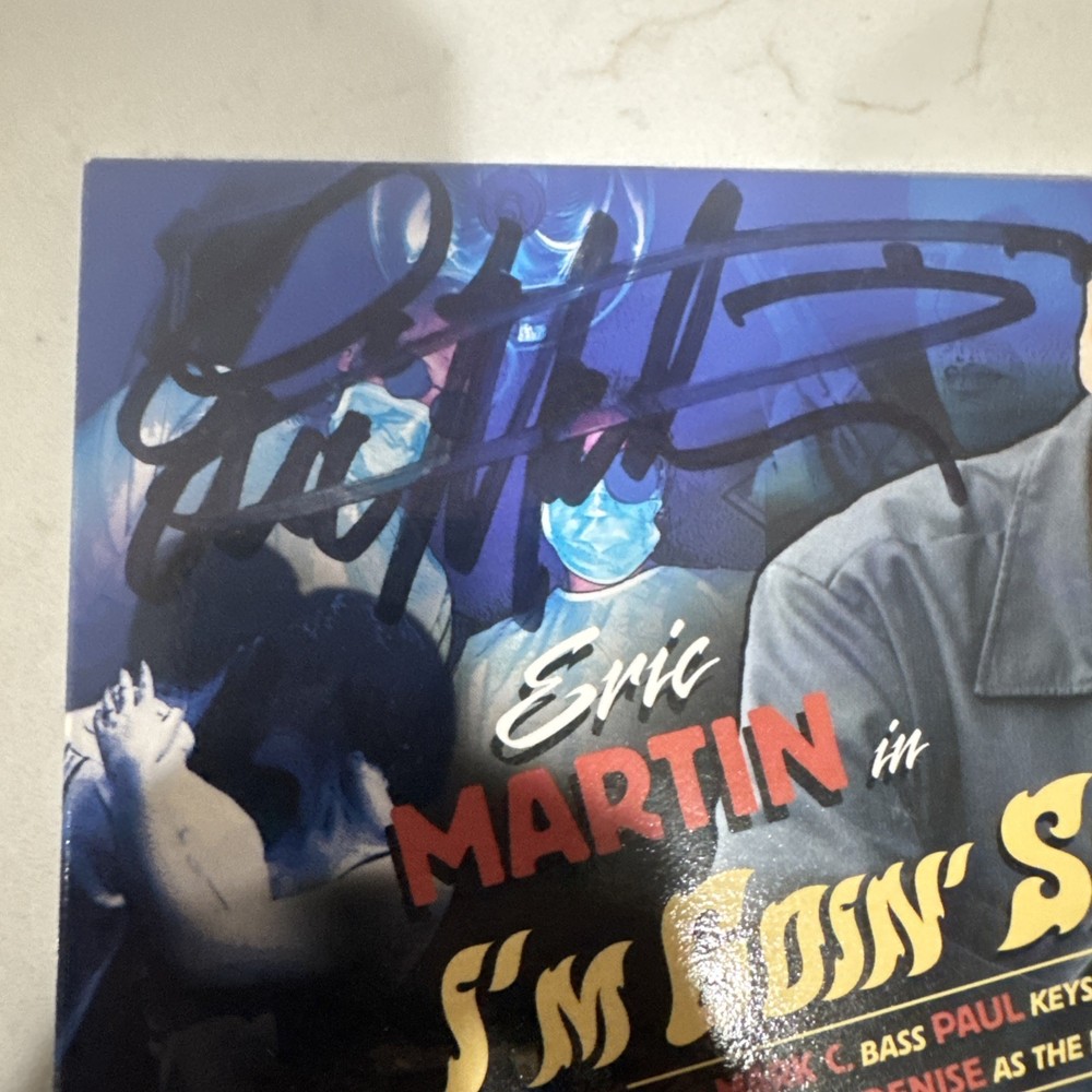 Eric Martin I'm Goin' Sane Signed Cd (Mr Big)