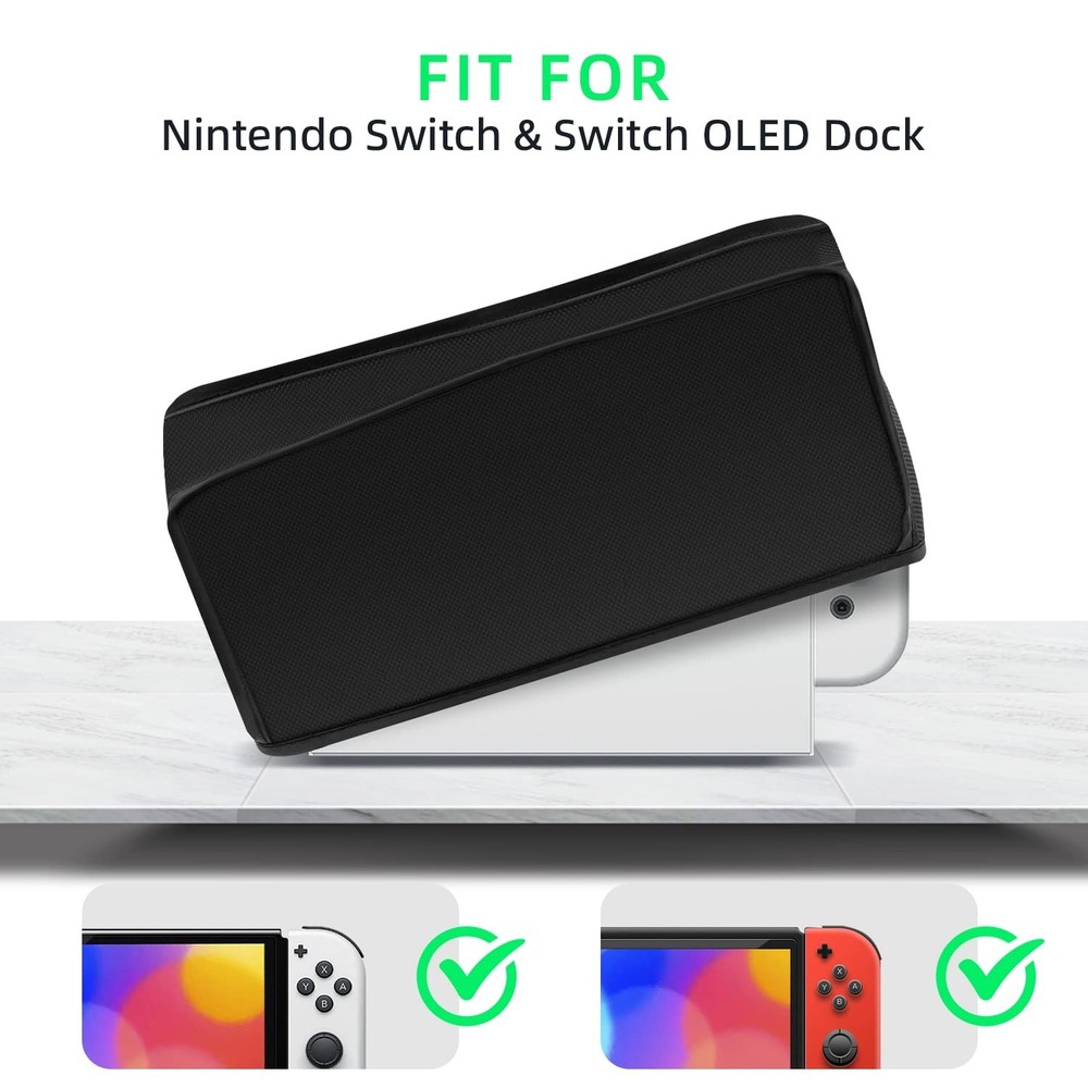 Mcbazel Dust Cover for Switch/Switch OLED Charging Dock, Anti Scratch Protective