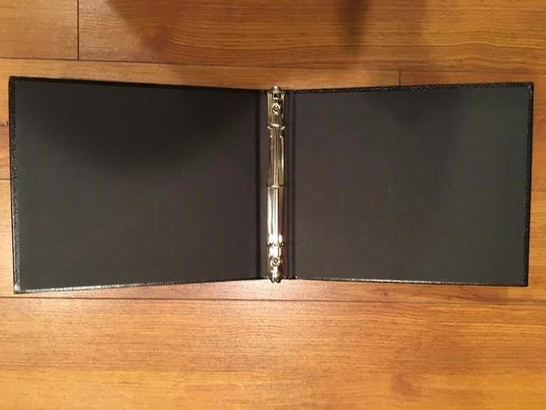 3-Ring Premier Home Desk Binder Check Style 28