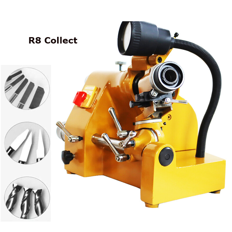 Easy To Operate Multi-functional Grinder Sharpener for End Mills R8 Collets110V