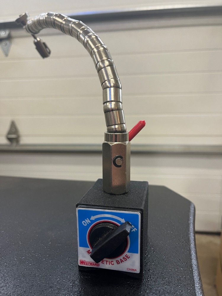 westward magnetic base for dial indicator