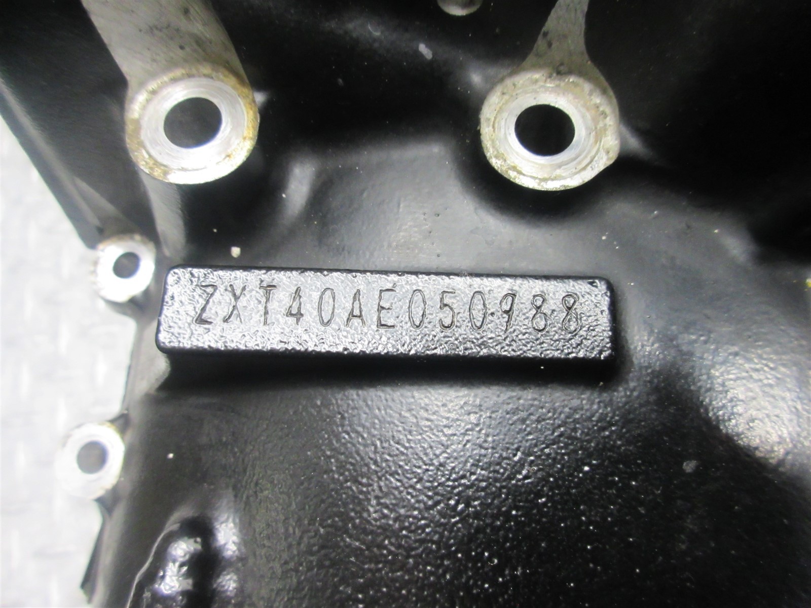 2009 08-11 Kawasaki ZX14R ZX14 Crankcase Case Engine Motor Block Piston **READ**