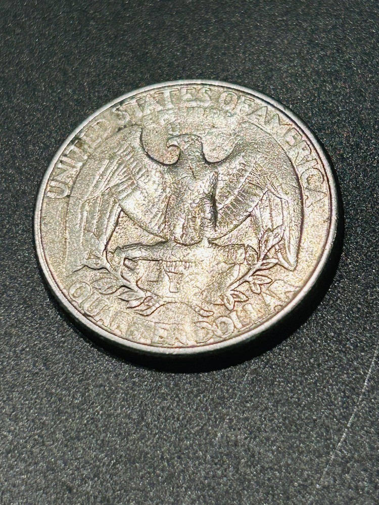 1994 Washington Quarter Massive Struck Through Grease Error Obverse and Reverse