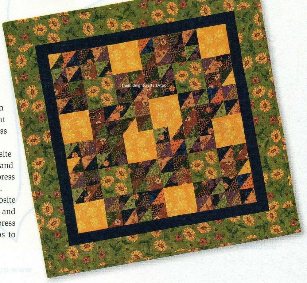 Sunflower Lane Quilt Pattern Pieced NB