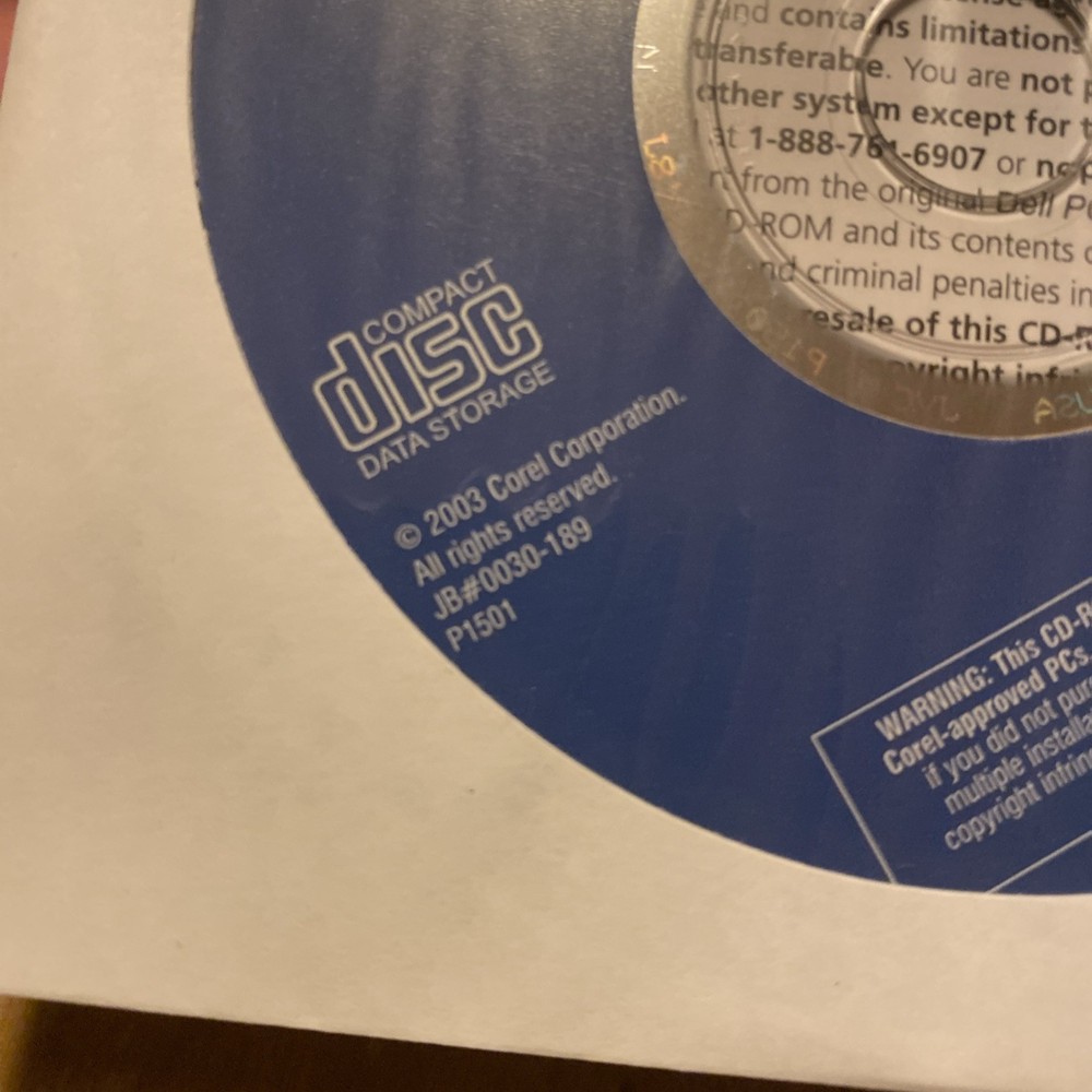 Corel WordPerfect Productivity Pack 2003 Never Been Opened