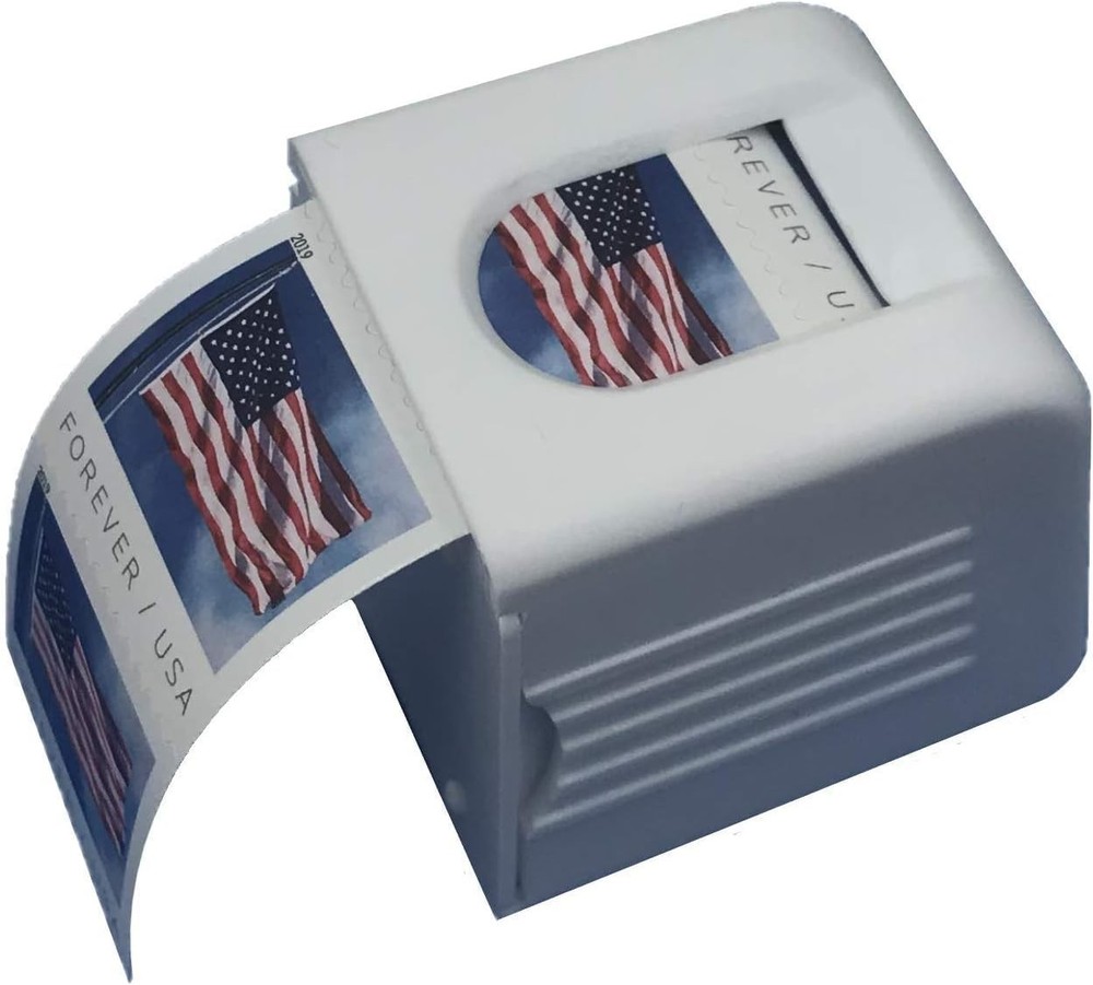 Roll Stamp Dispenser - Easy-Load, Compact Design for Efficient Mailing