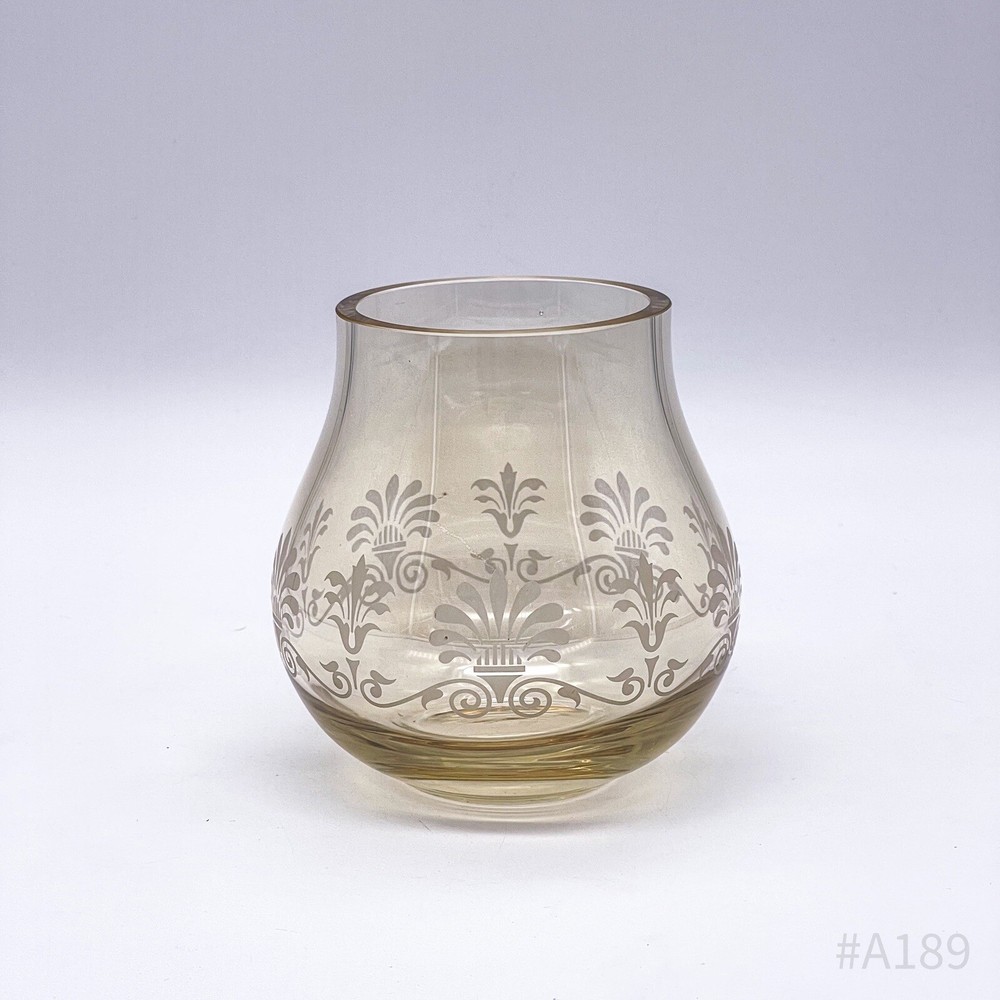 Vintage Glass Patterned Lantern | 11.5cm Height