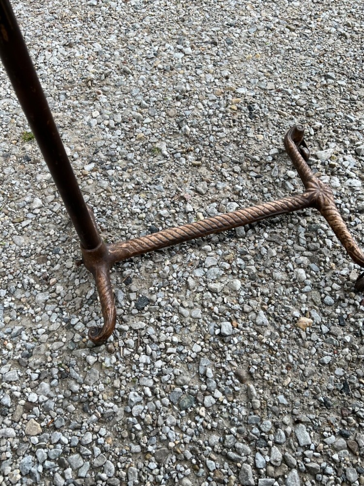~ORIGINAL~ SMALLER ORNATE IRON ADJUSTABLE HEIGHT / TILT DRAFTING READING TABLE