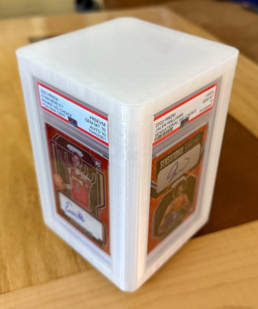 PSA Cards Spinning Display/Storage/Stand High Resolution 3D Printed  Clear