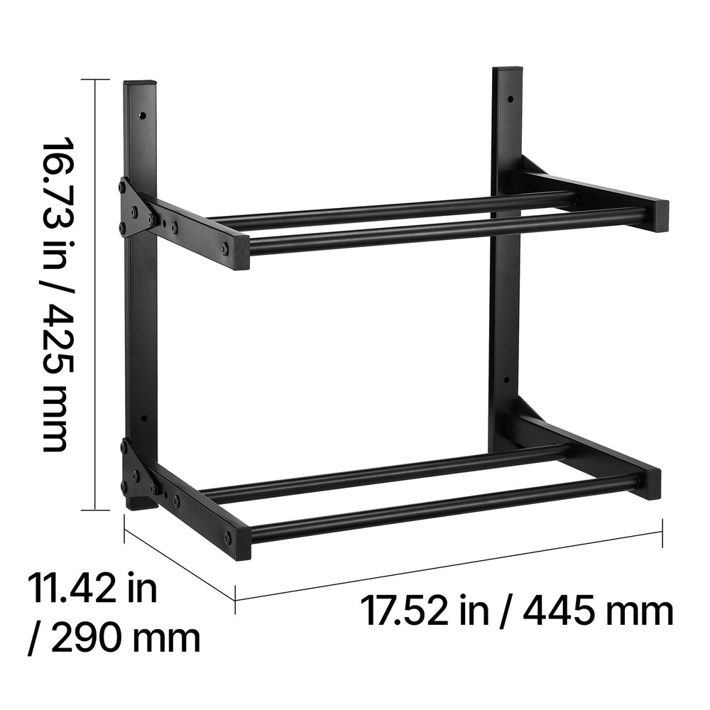 Wall Mount Printer Filament Storage Rack, 2-Tier Filament Spool Holder Rack