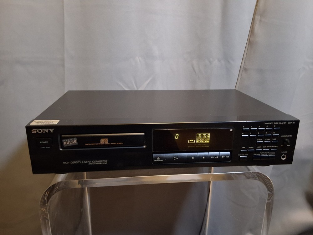 UNIQUE!!! Sony CDP-311 Compact Disk Player Used At NPR Studio!!!
