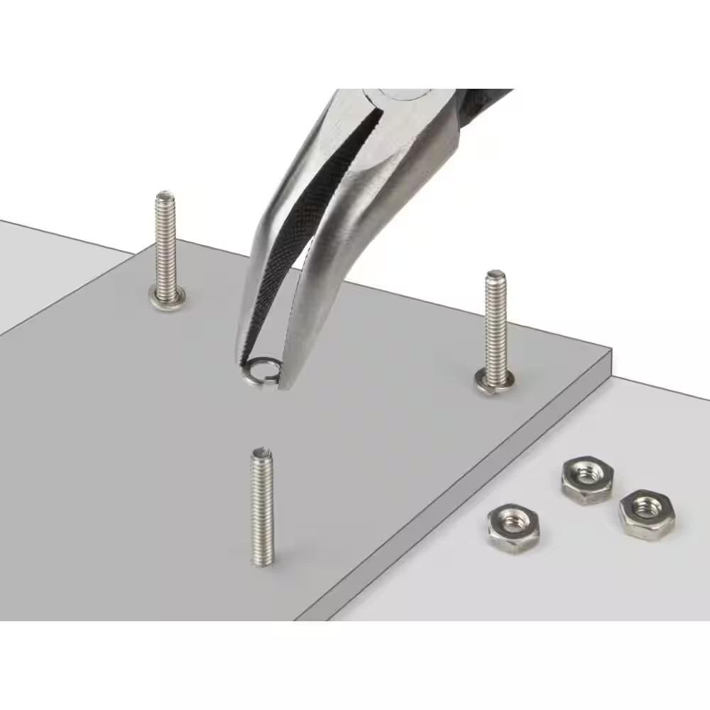 Mini Bent Long Nose Pliers