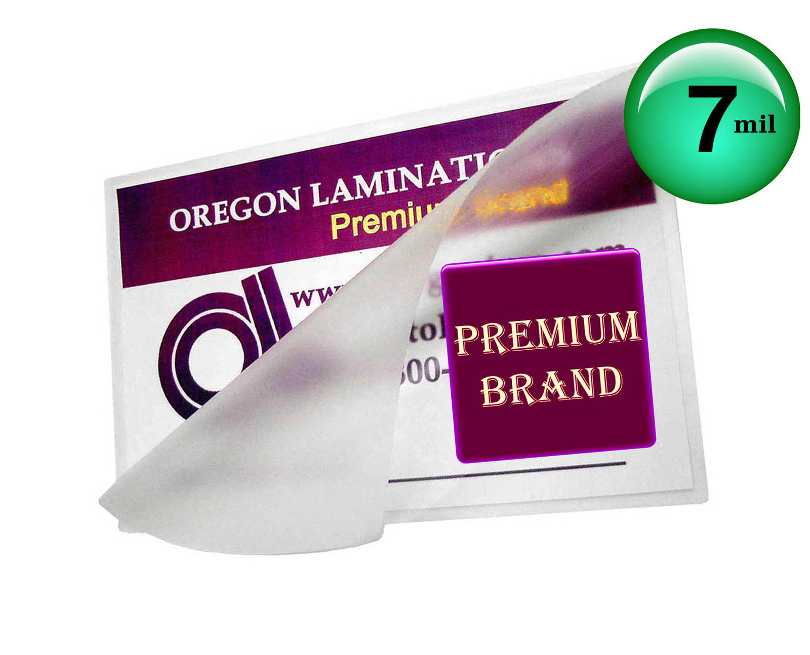 500/pack 7 Mil Letter Size Hot Laminating Pouches 9 x 11.5 Clear 9x11.5