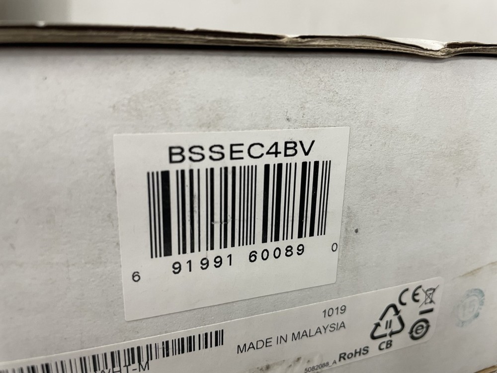 BSS Audio EC-4BV-WHT-US / BSSEC4BV 4-Button + Volume Ethernet Controller (White)