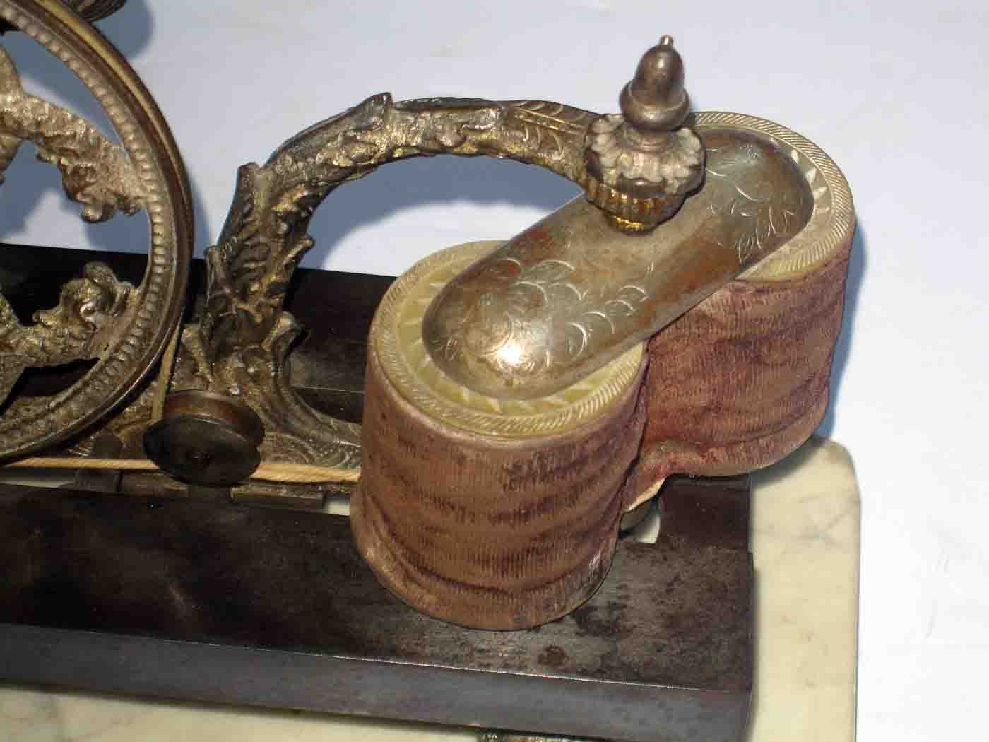 c1850 Marble Base QUACK MEDICAL Electricity GENERATOR by BOURNE & TAYLOR -LONDON