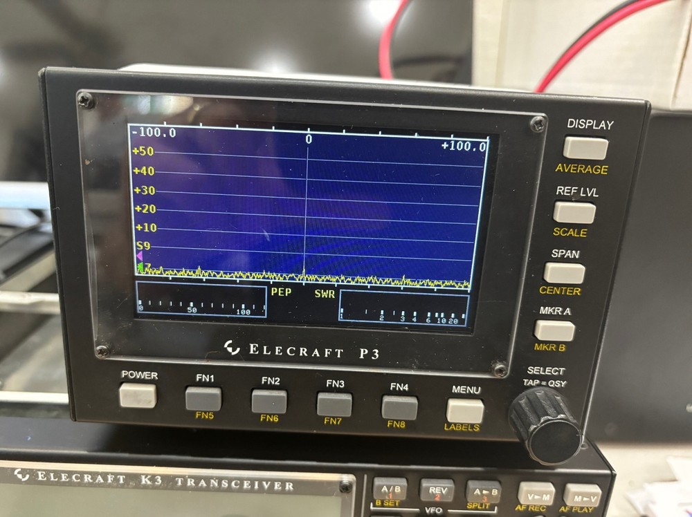 Elecraft P3 Panadapter   -   # 511  w/ cables - Nice