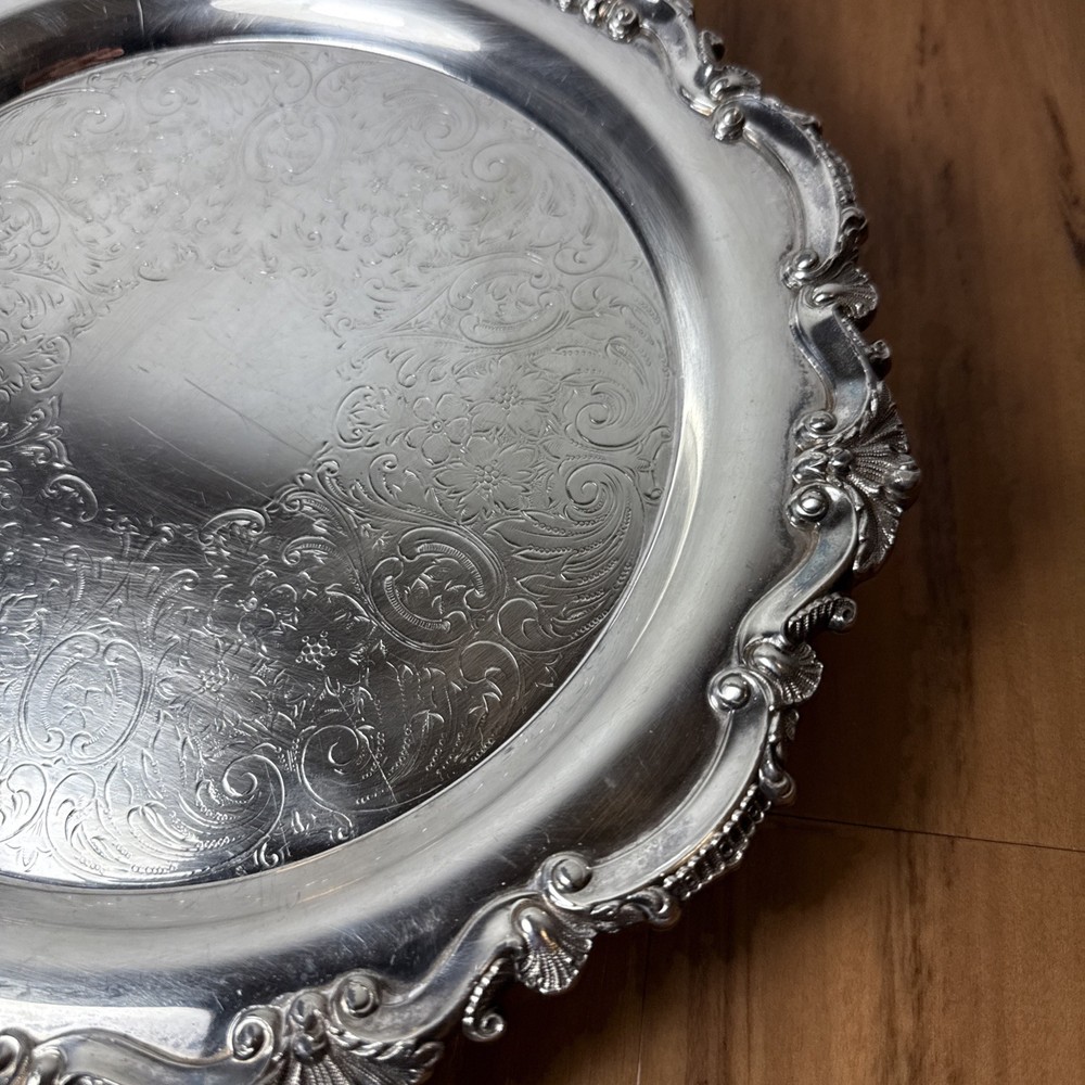 EPCA Bristol Silver 75 Serving Platter 11.5”