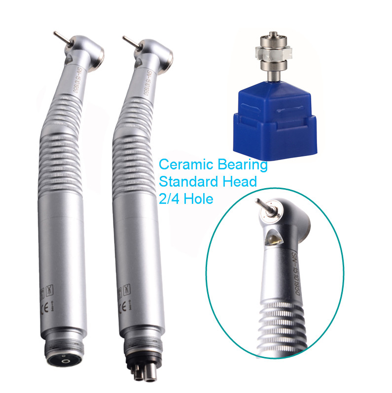 Dental E-generator Fiber Optic LED High Speed Handpiece Push Button KAVO Style