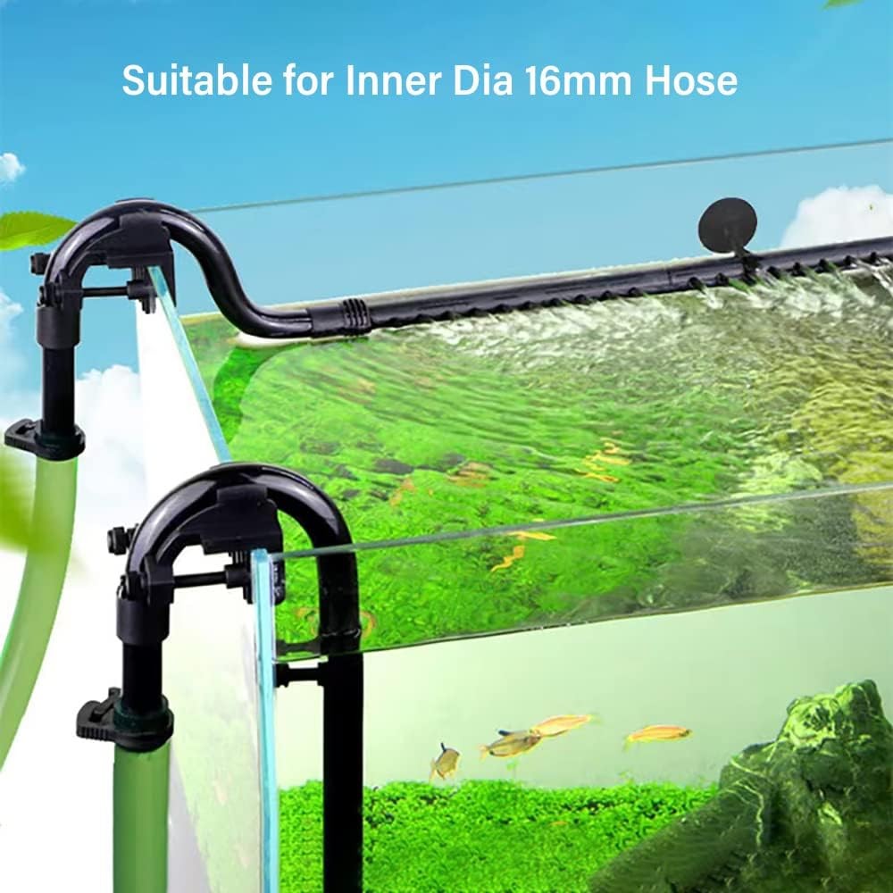 Aquarium Canister Filter Inlet Outlet, Fish Tank ID 16mm/OD 22mm, Tube