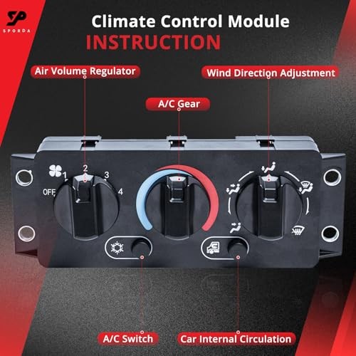 70826280 Climate Control Module,AC Control Panel,AC Heater Climate Control