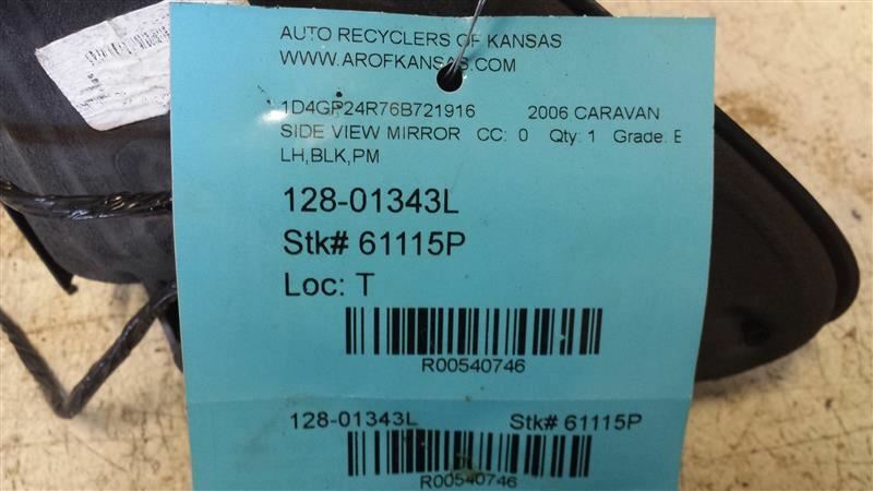 Driver Side View Mirror Power Heated With Memory Fits 01-07 CARAVAN 540746