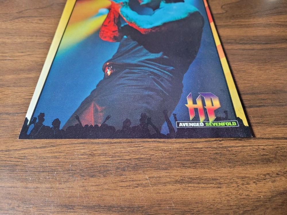 Avenged Sevenfold 2008 Hit Parader Magazine 8"x11" Mini-Poster Pin-Up