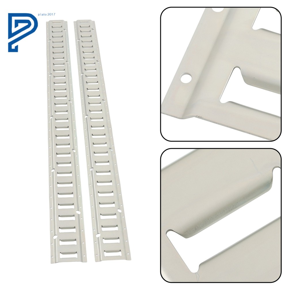 2PC 5' E-Track Tie-Down Rail For Truck Trailer Cargo Van Utility