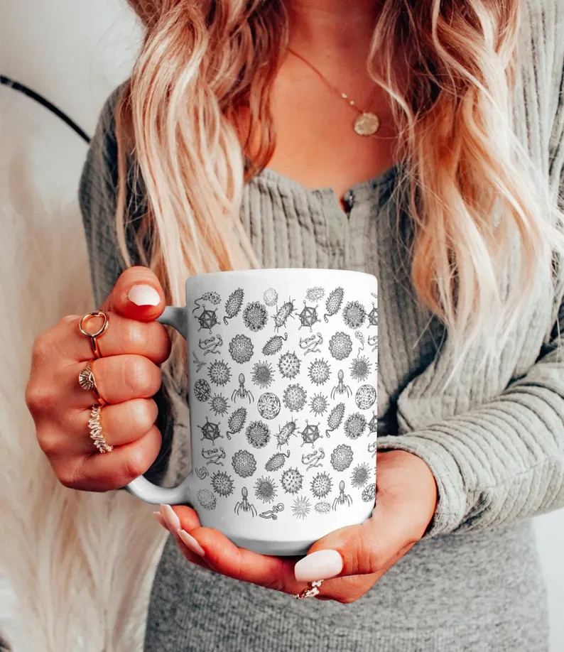 Med Tech Microbiology Mug Virology Lab Tech Gift Coffee Cup