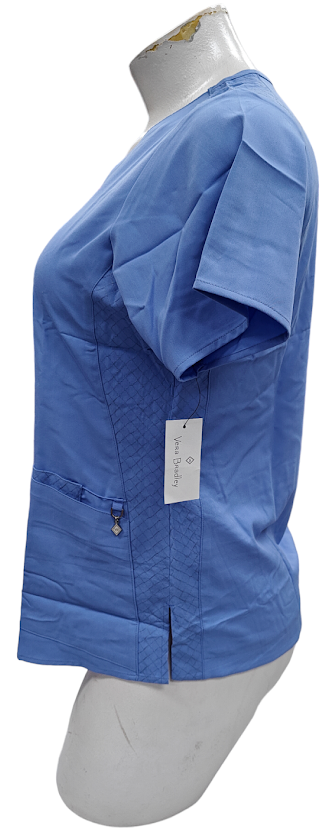 Vera Bradley Halo Nettie V6109 Ceil Blue (CEIL) V-Neck Scrub Top