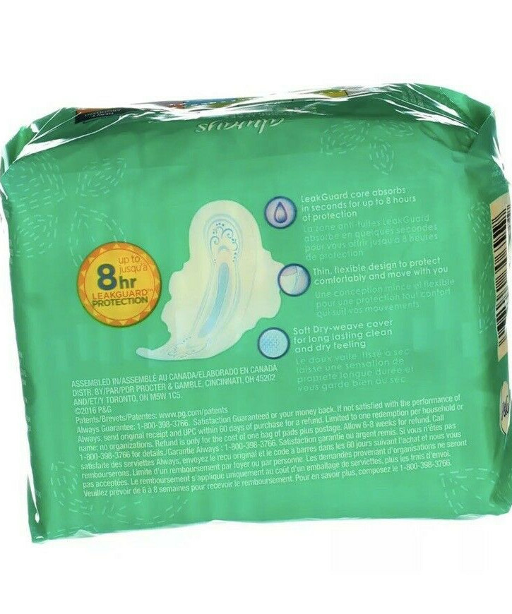Always Ultra Thin Size 1 Regular 18 Pads