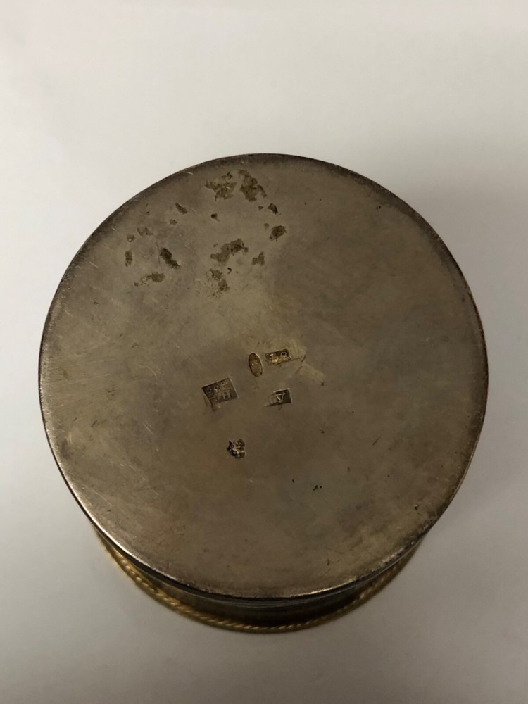 Russian antique silver niello beaker