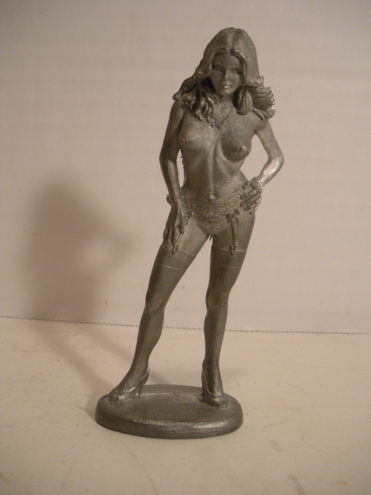 Vintage 1976 Superior Models Ray Lamb SG-106 "Deanne" Perth Pewter Figure 4"