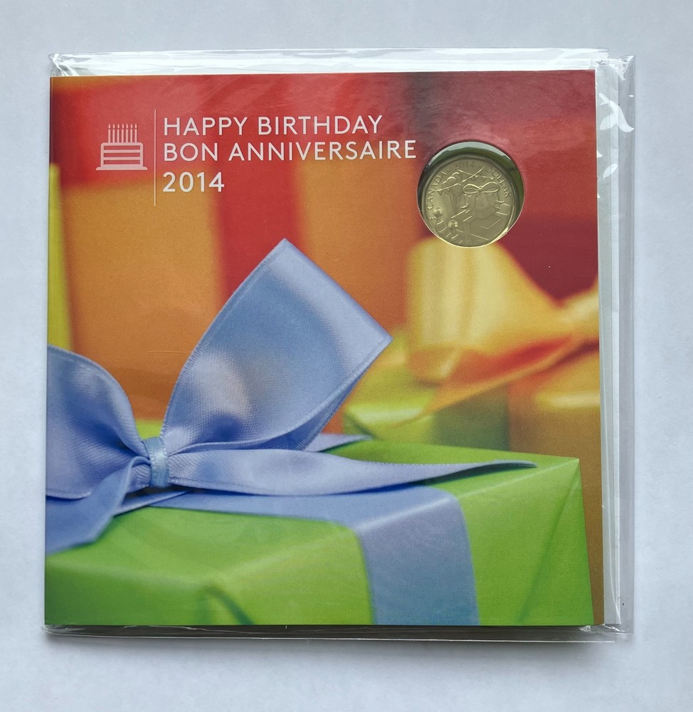 2014 Happy Birthday  Canada Uncirculated  Coin gift set