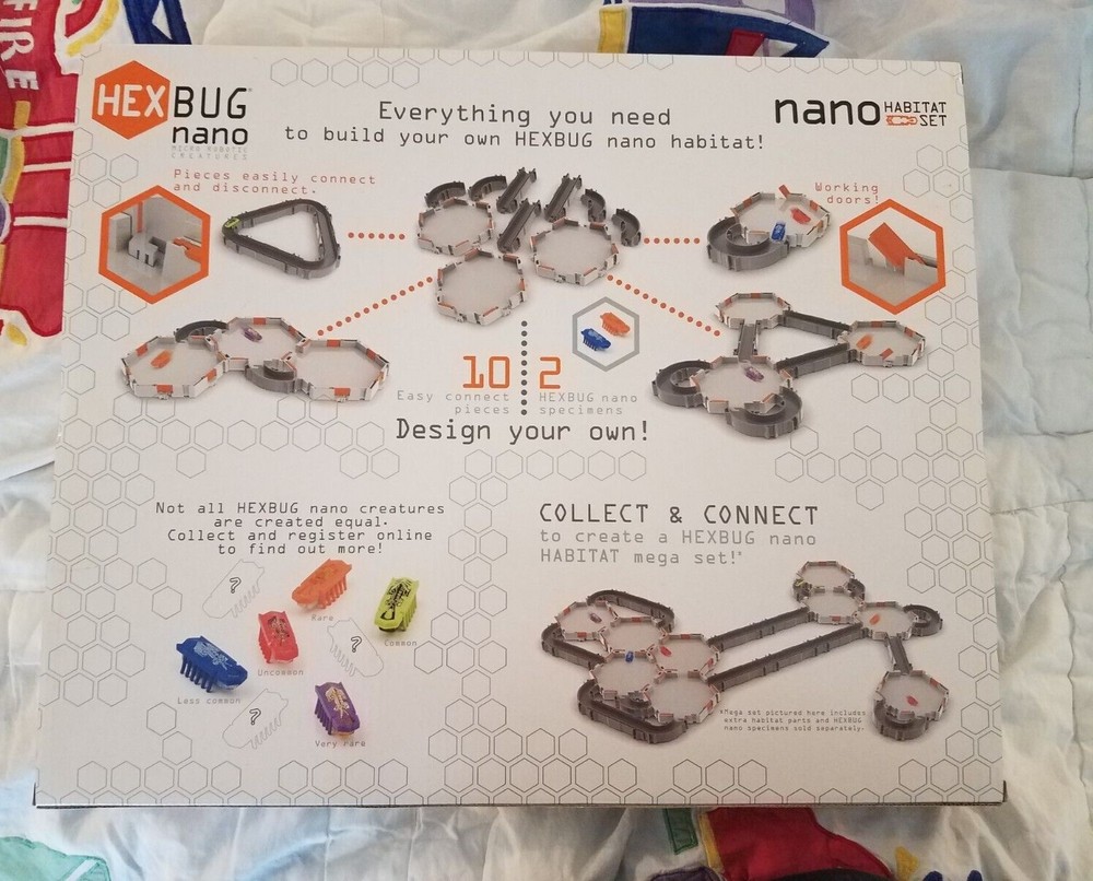 Hexbug Nano Habitat Set Micro Robotic Creatures *ROBOTS* *CLASSIC* *BRUSH BOT*