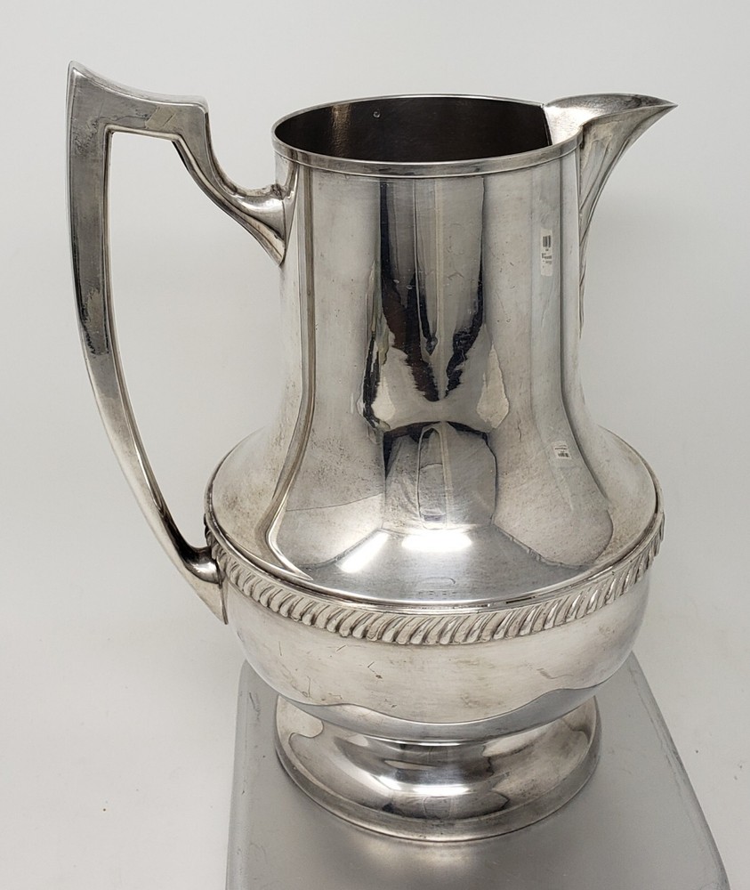 "National Silver" Silver On Copper Silverplate Beverage Pitcher EXCELLENT!