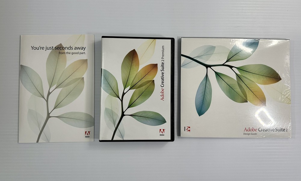 Adobe Creative Suite 2 Premium Upgrade Software - MAC (Retail Box) w/serial #