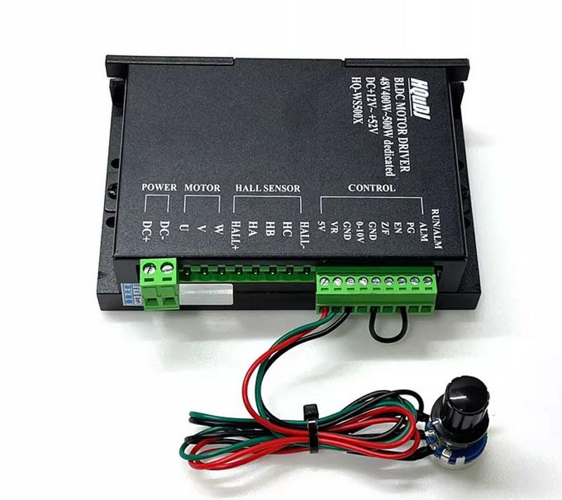 48V 400W Brushless Spindle Motor ER11 Bracket DC Speed Driver Controller 57mm