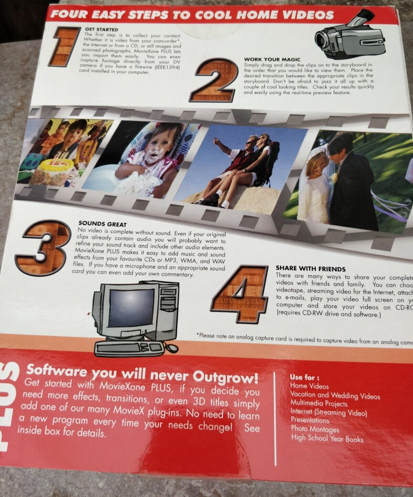 MovieX One Plus Home Video Editing Software