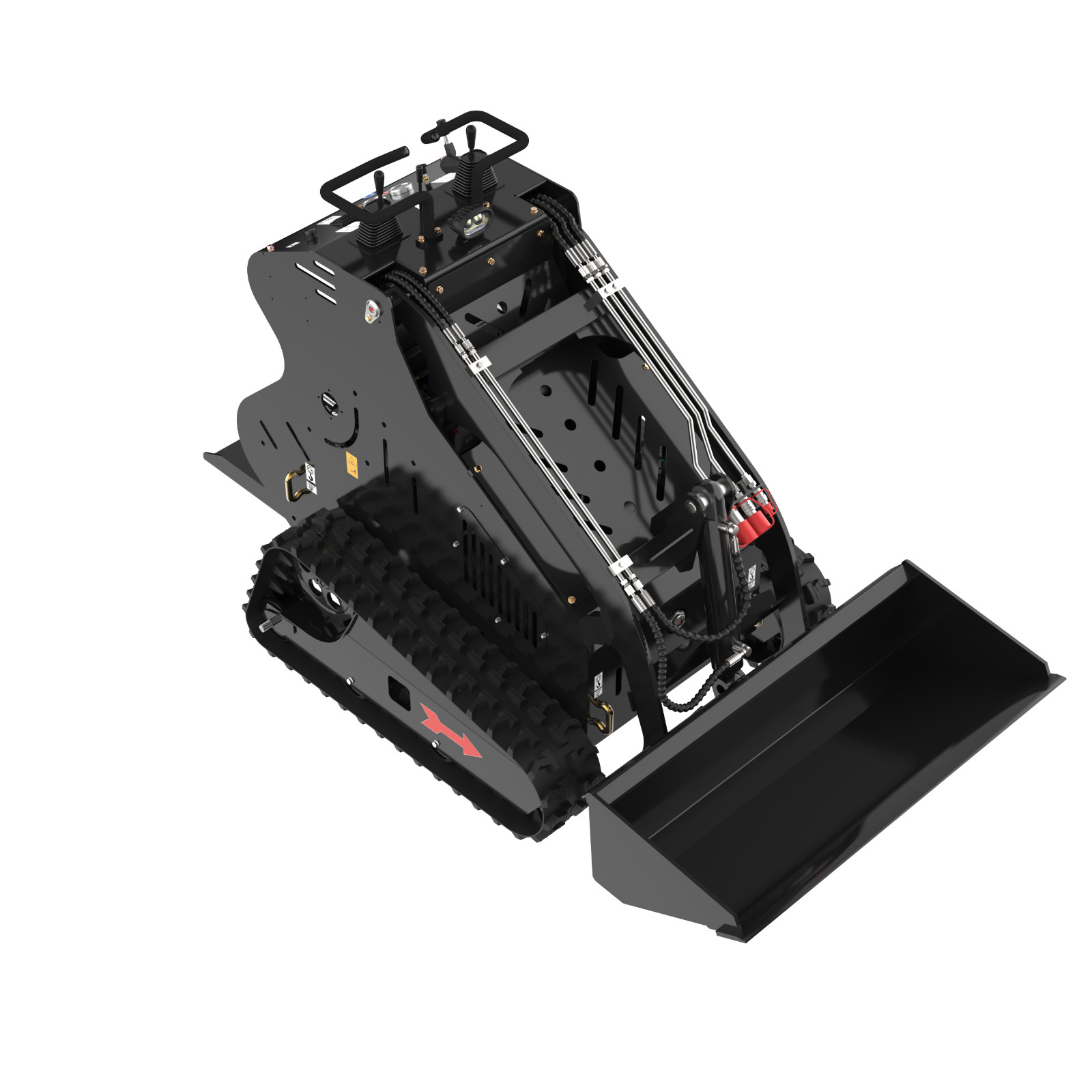 Mini Skid Steer Loader 13.5HP Tracked Compact Stand-On Loader