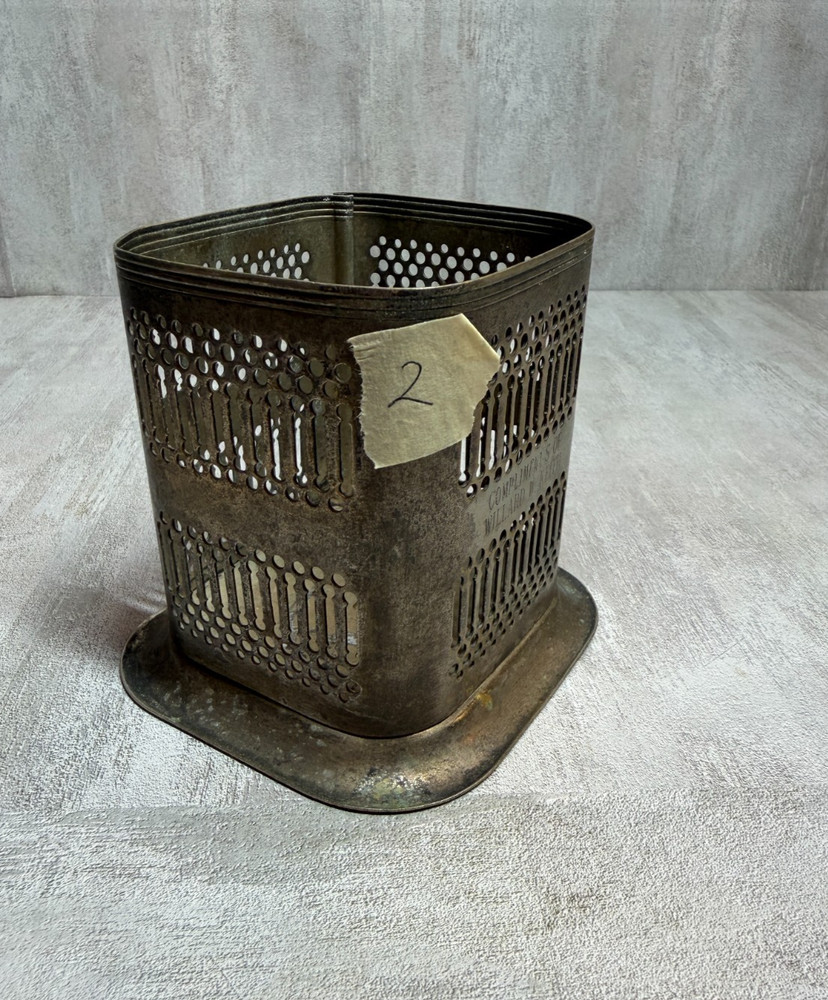 Vintage Jack Daniel's Silver Plate Advertising Bottle Coaster Made In England