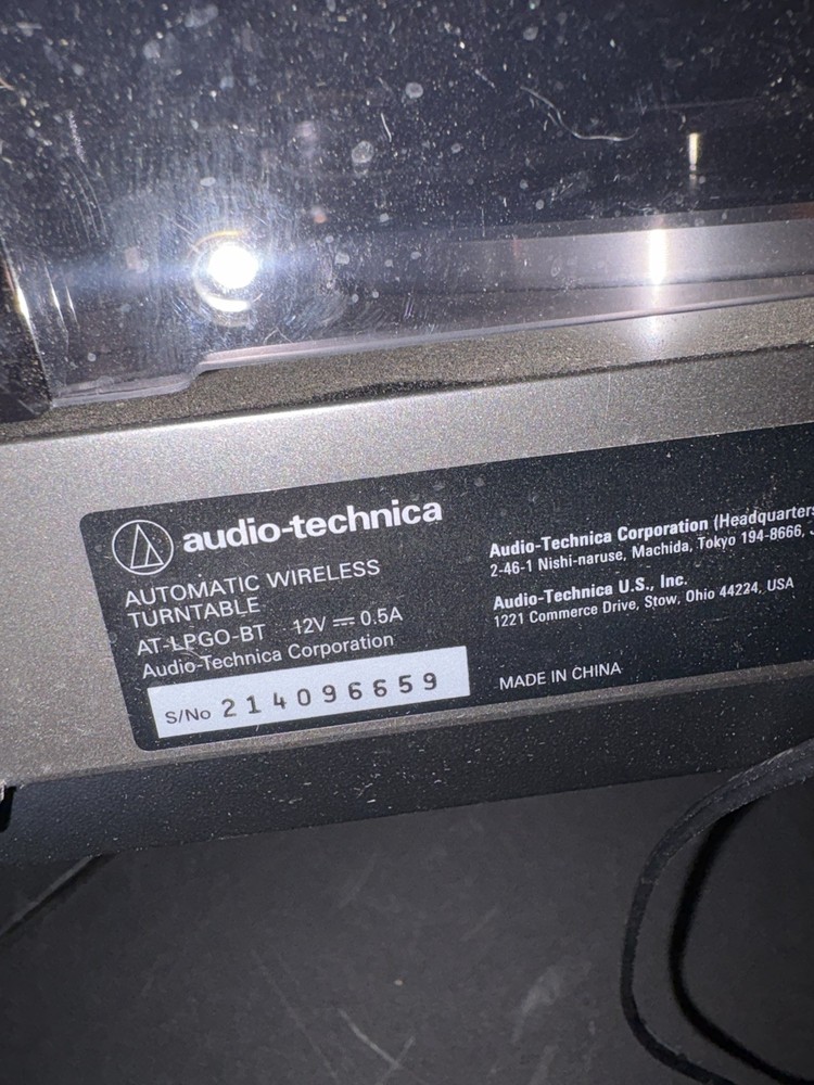 Audio Technica Fully Automatic Wireless Belt Drive Turntable (AT-LPGO-BT)
