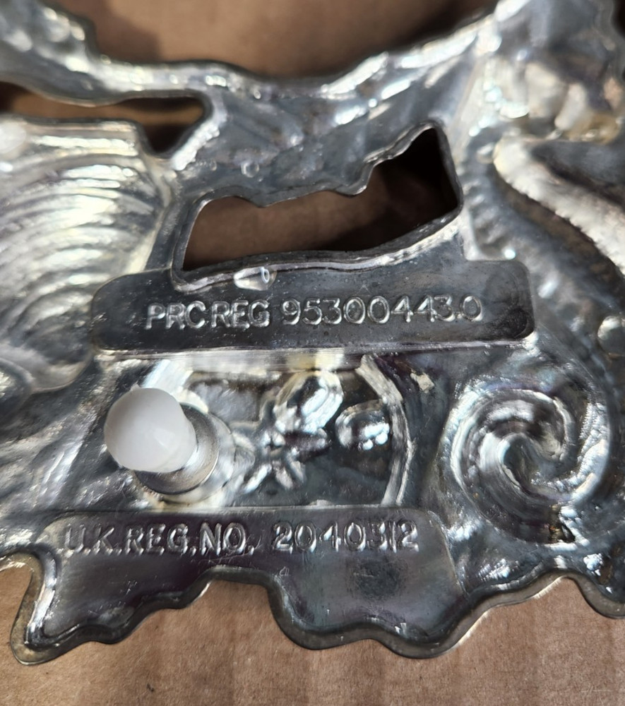 Estate Collection Home Accents Silver Plated Shell Trivet