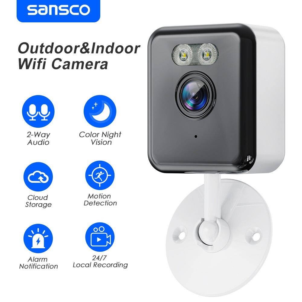 Wireless Camera 3MP Indoor WiFi Security Camera System Smart Home Audio