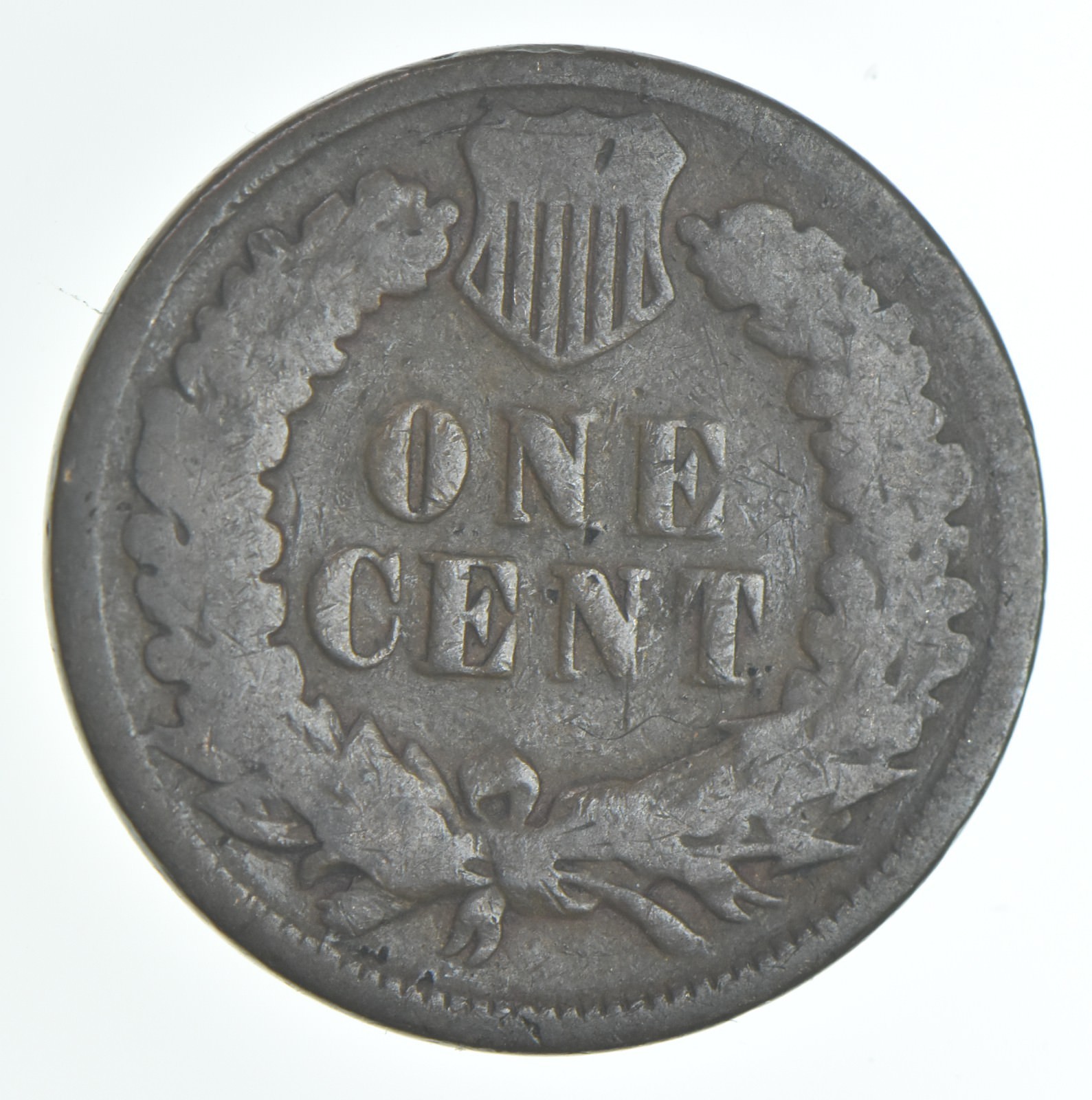 1887 Indian Head Cent AC Average Circ