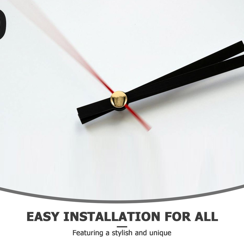 200Pcs Gold Plastic Clock Second Hand Caps Quartz Wall Clock Replacement Parts