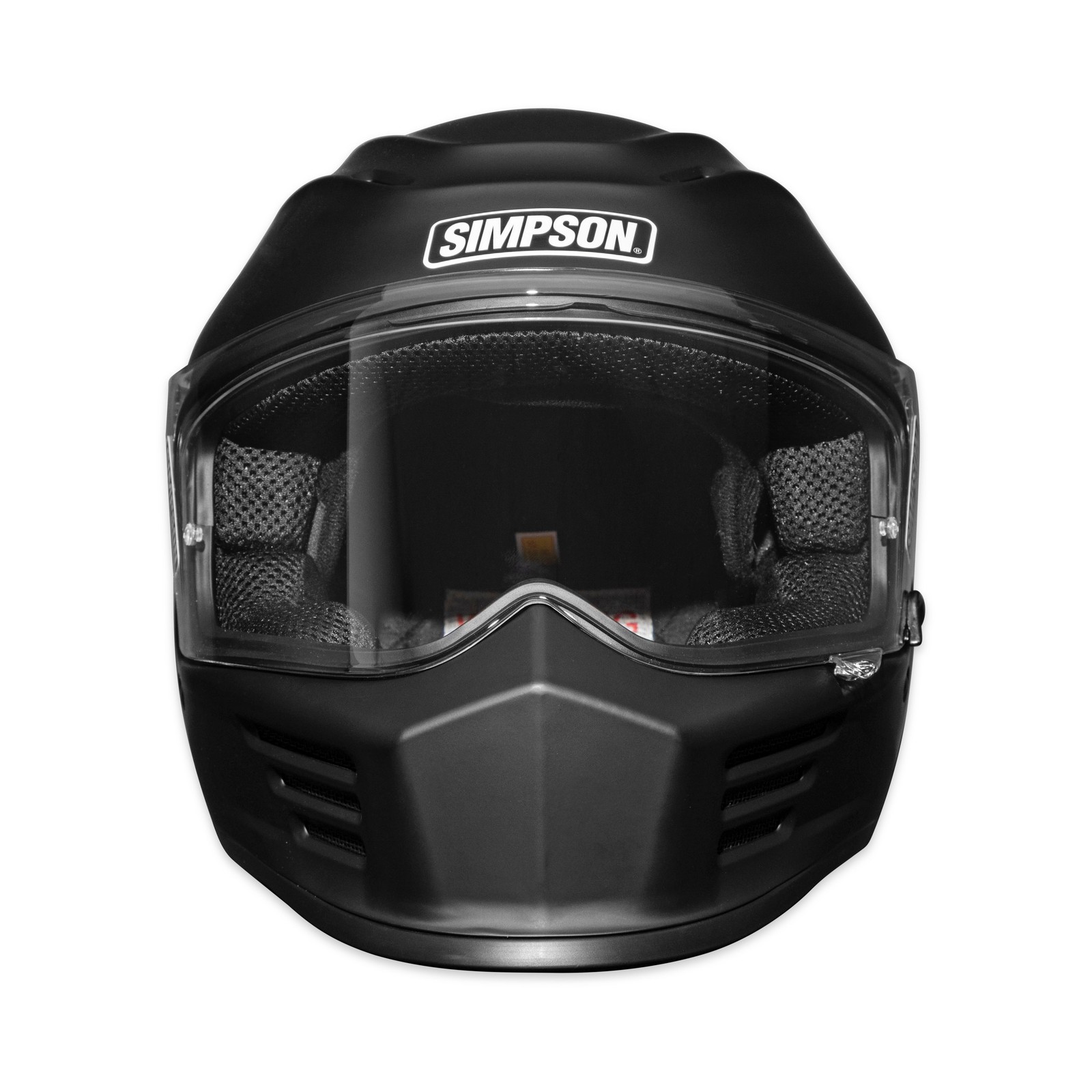 Simpson Motorcycle SPBXL3 Speed Bandit Helmet Adult XL Matte Black