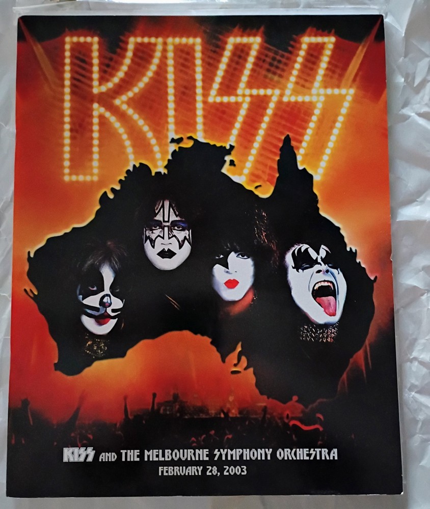 Kiss Alive IV Symphony Australian Tour Book Program 2003 Rare