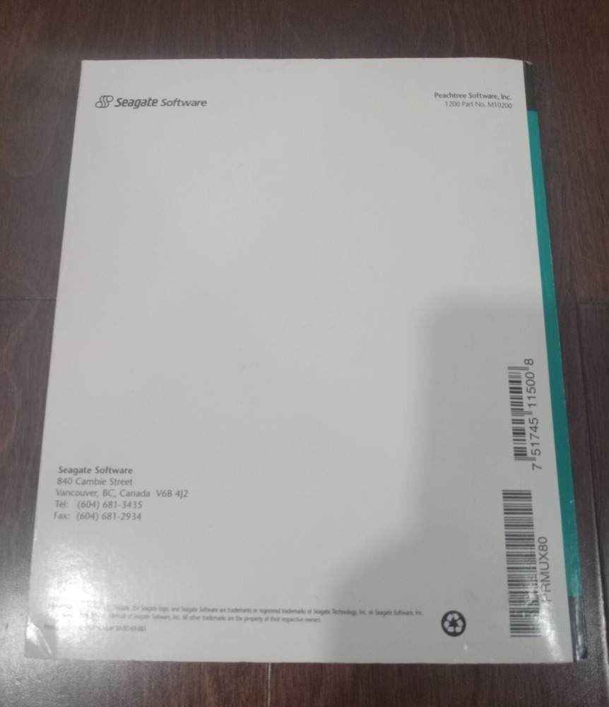 Sea gate Crystal Reports Version 8 Standard book only