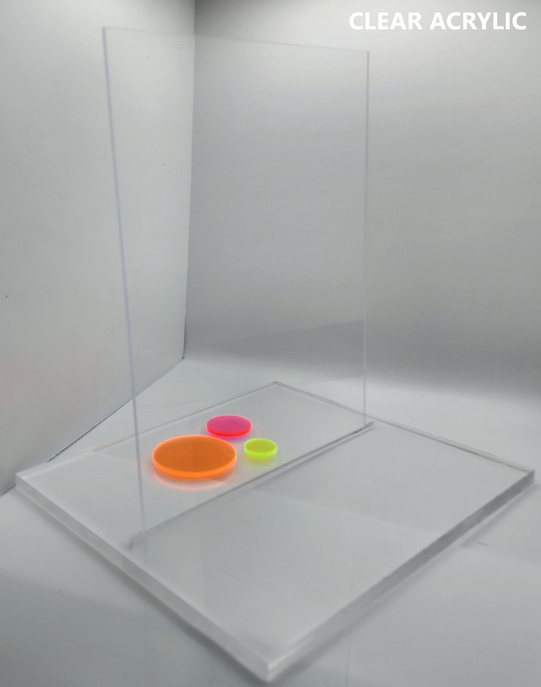 (4-Pack) Acrylic Plexiglass Sheet - 1/2" Thick - Clear - 24" x 30"